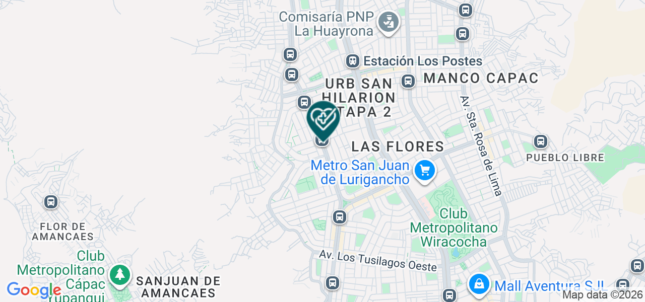 Mapa de Dental Smile G&e