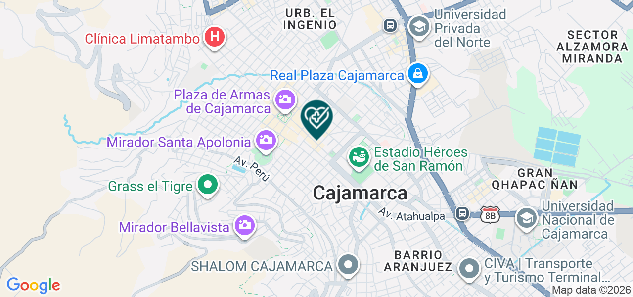 Mapa de Velia Centro Médico Estético