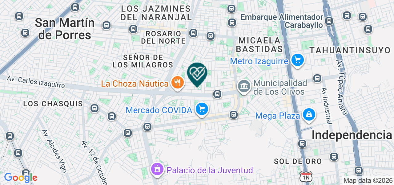 Mapa de Oftalmomedic
