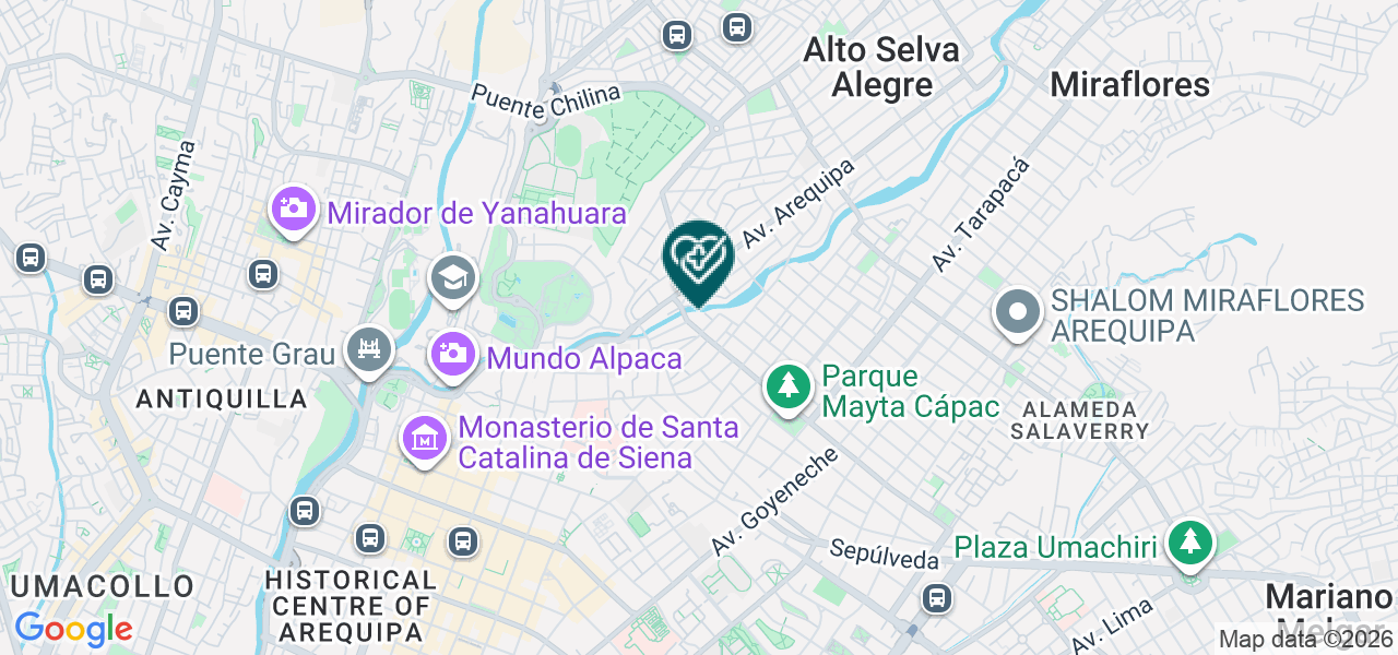 Mapa de Arcedent Consultorio Dental