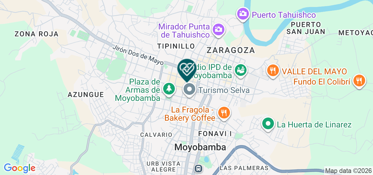 Mapa de Mego Dent Odontologia Avanzada