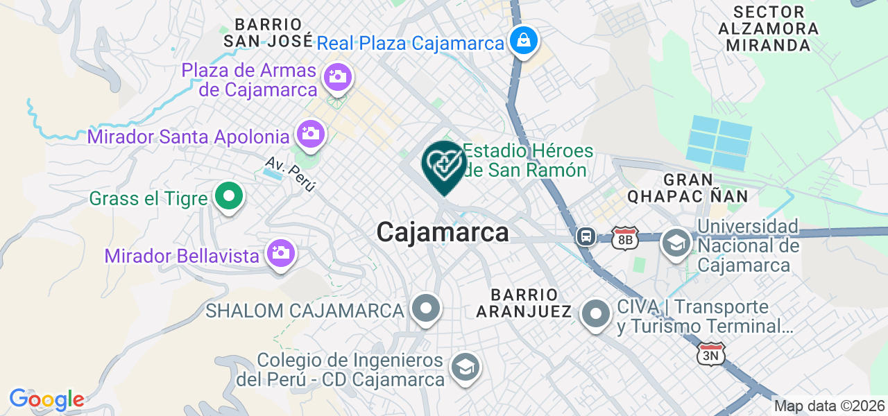 Mapa de Consultorio Odontológico Ceo Dental