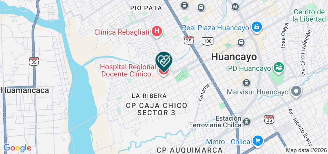 Mapa de Consultorio Medico Internacional
