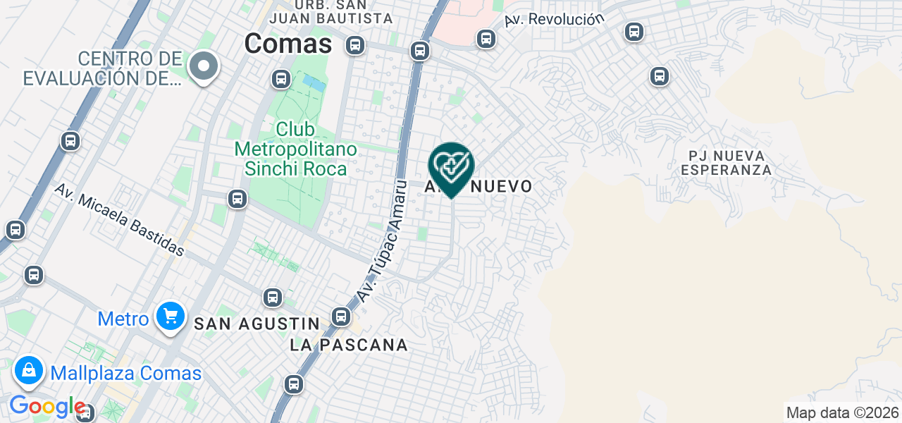 Mapa de Luana Dent