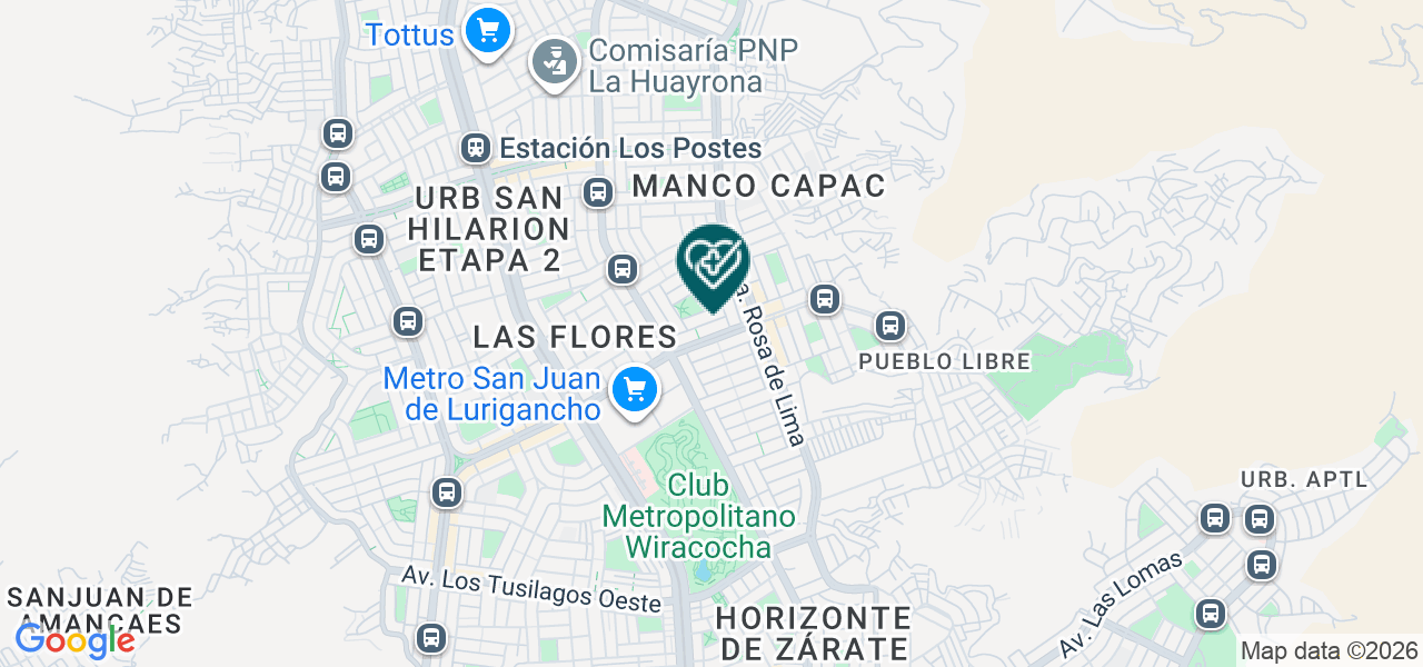 Mapa de Denticenter