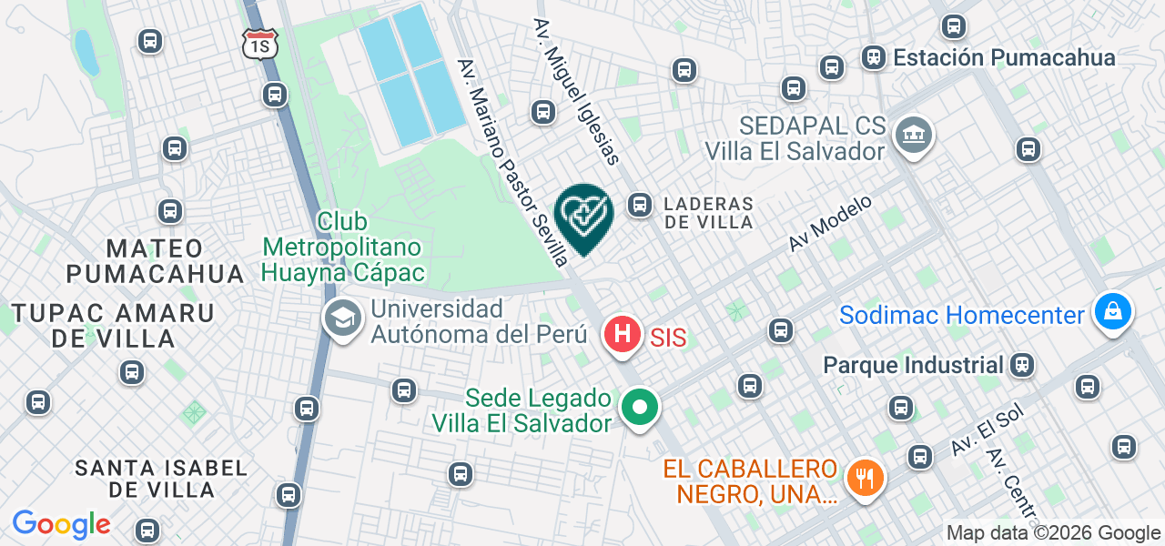 Mapa de Insalud Sur