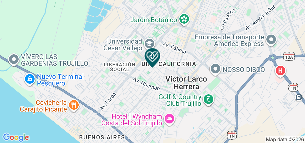 Mapa de Pedianorte