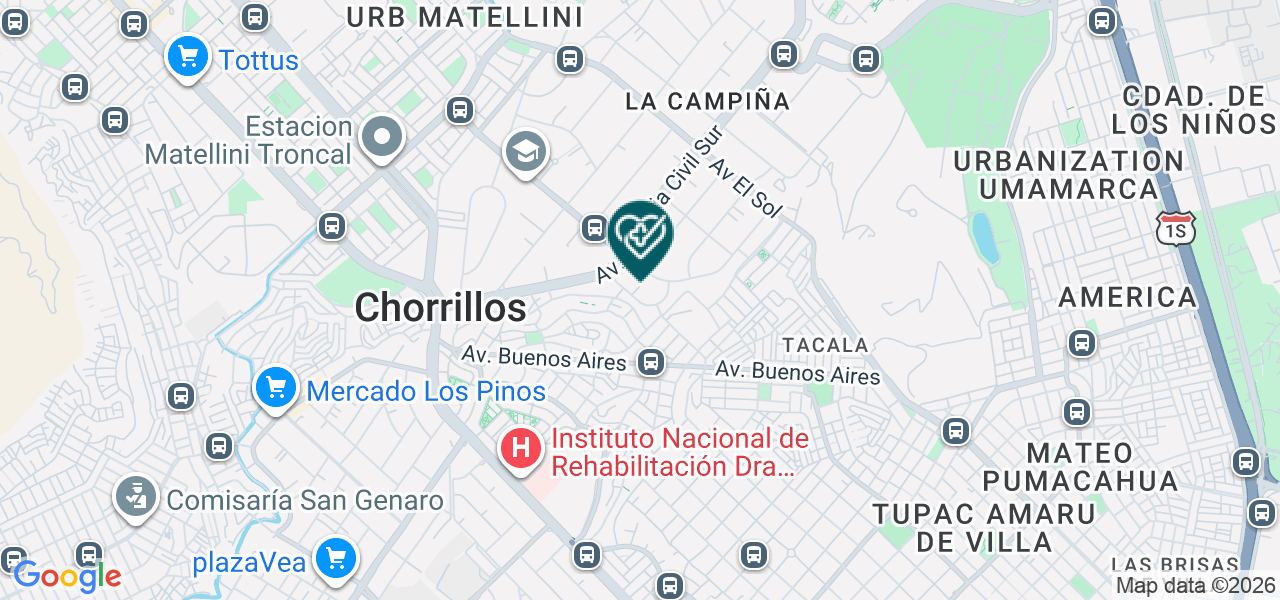 Mapa de Odonto Salud