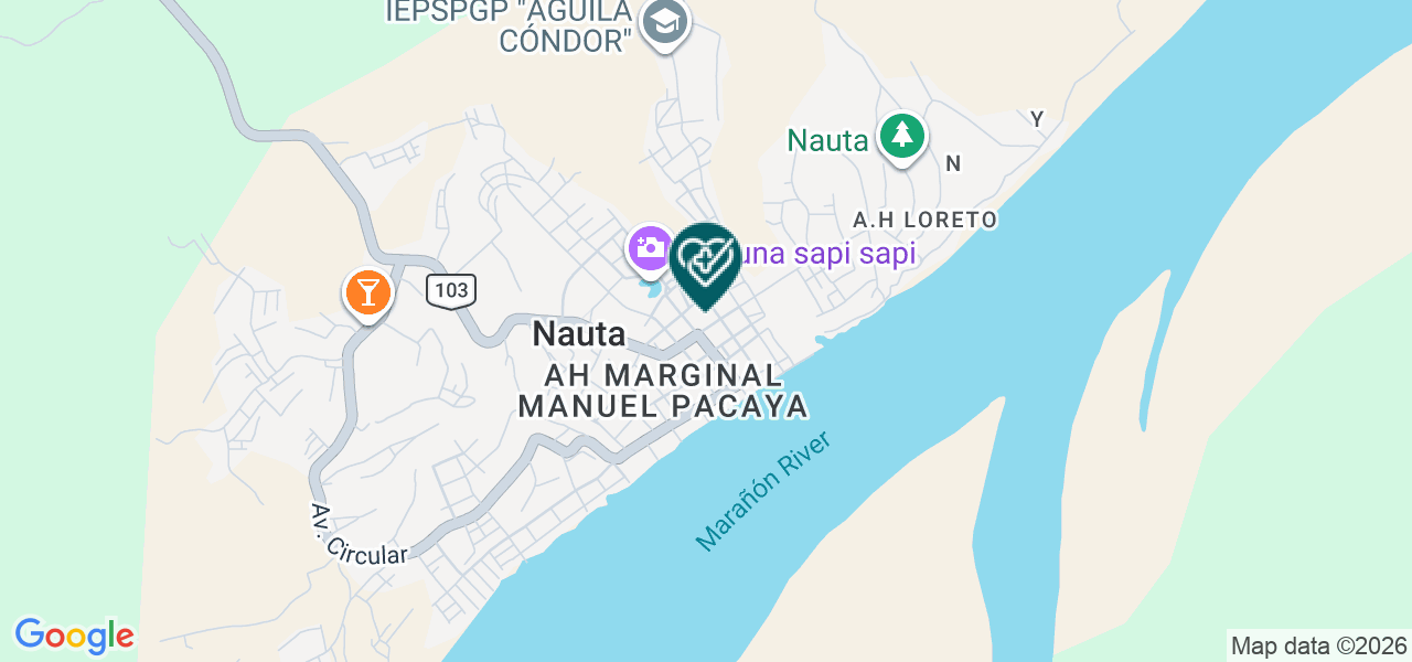 Mapa de Centro Especializado Briceño