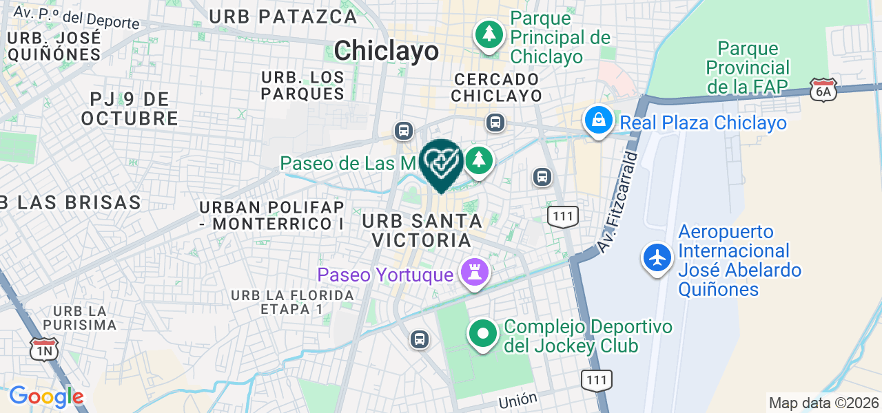 Mapa de Policlinico Solidario del Norte SAC