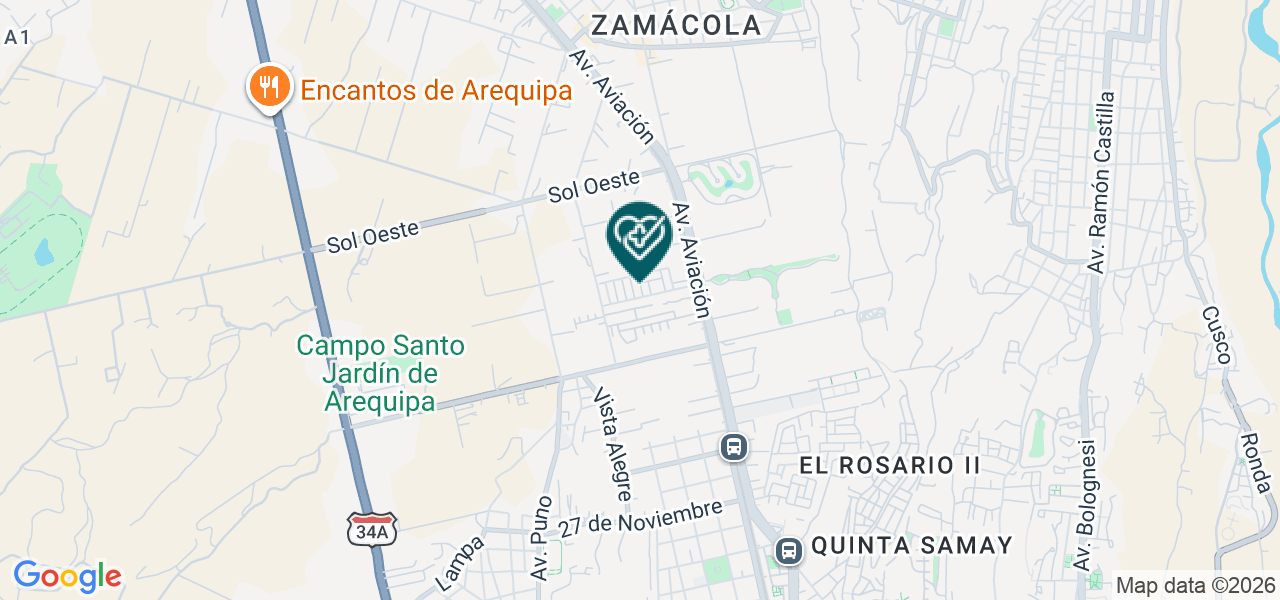 Mapa de Agl Servicios Medicos EIRL