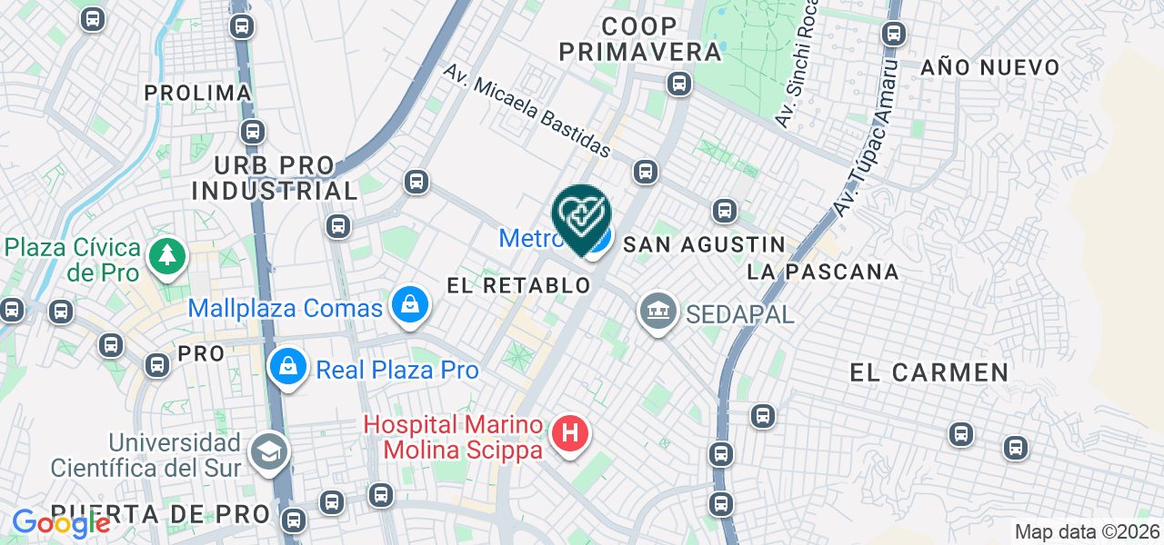 Mapa de Dental Solidarios Internacional D y C