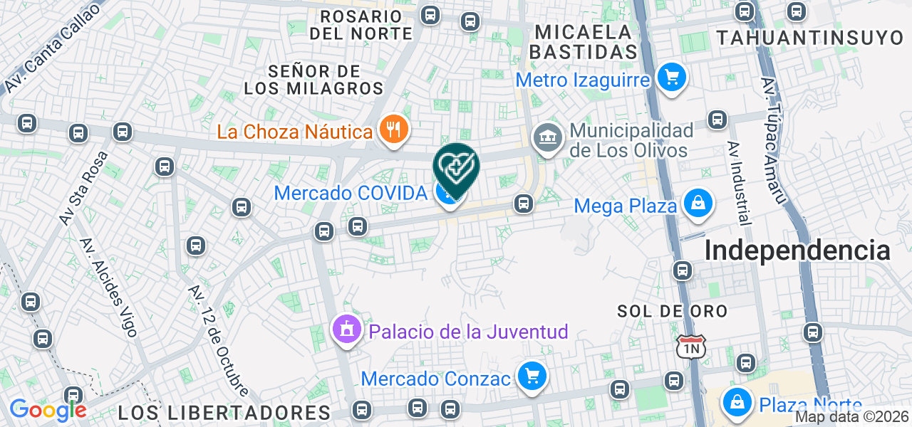 Mapa de Odontosonrisa