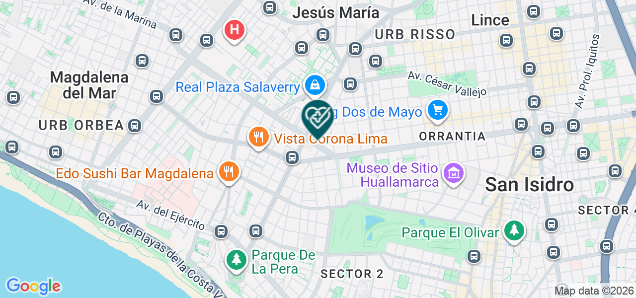 Mapa de Centro Médico Antroposófico
