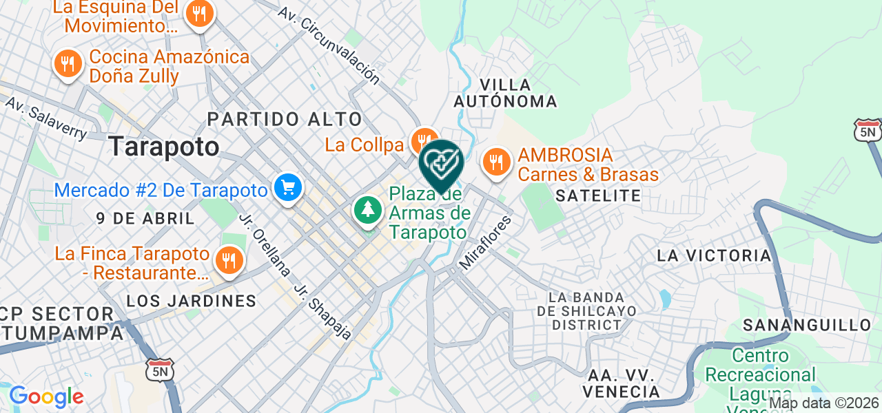 Mapa de Consultorio Médico Doctor Amadeus