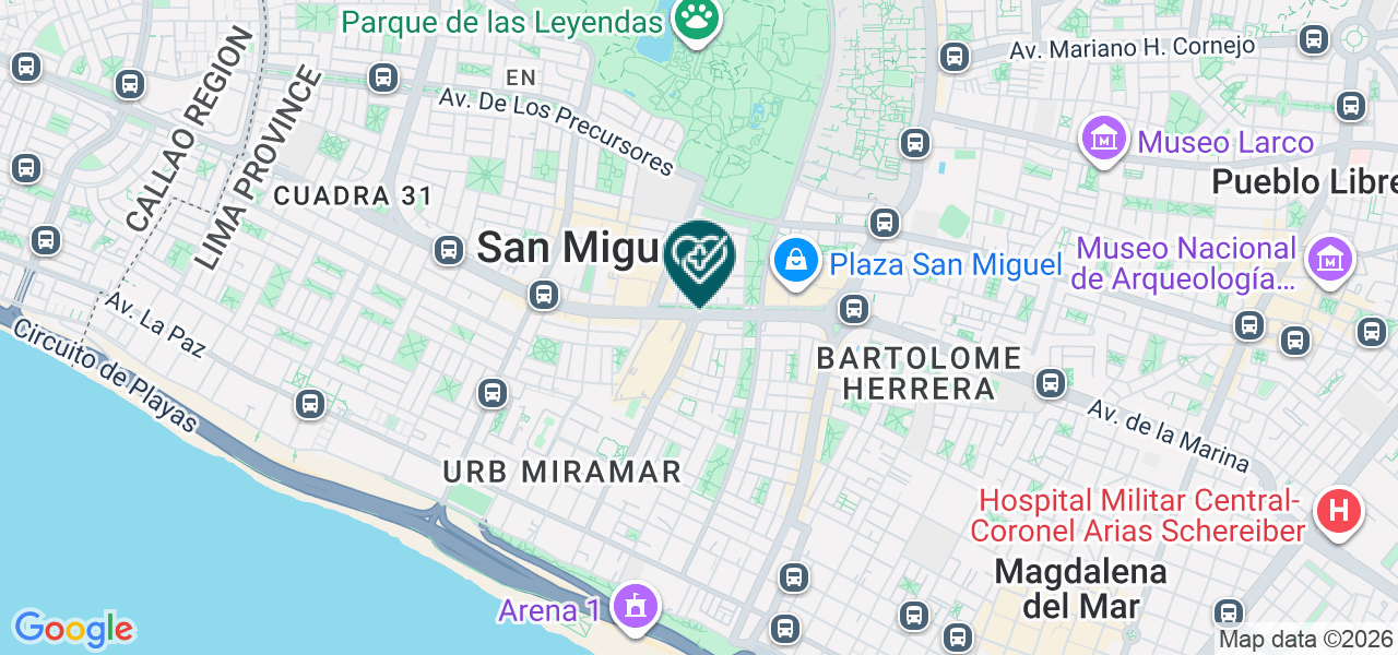 Mapa de Odm Dental Studio