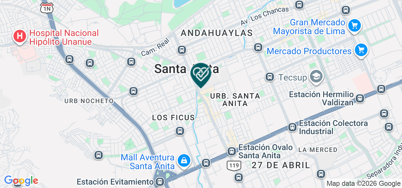 Mapa de Corpussalud