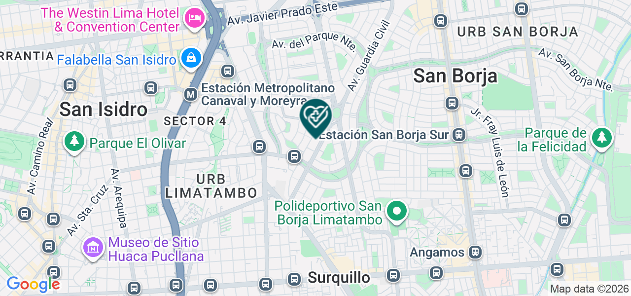 Mapa de Clinica Ziegler - Cz