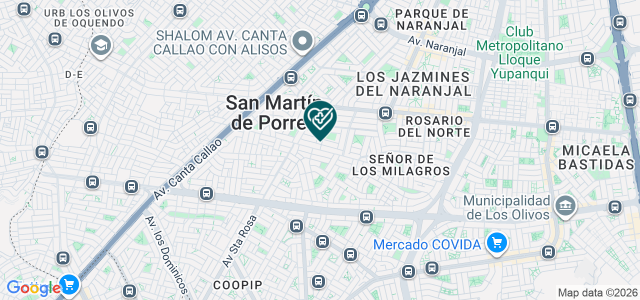 Mapa de Consultorio Odontologico Facil Dent