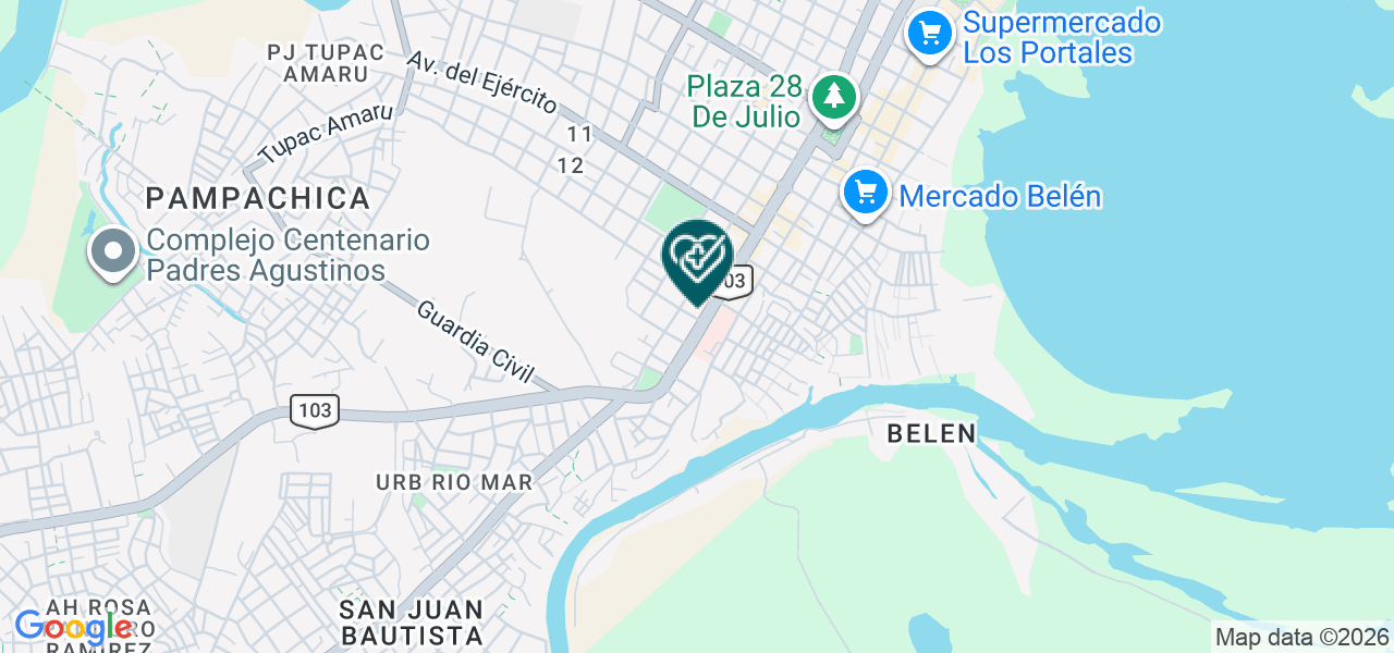 Mapa de Centro Medico Selvida