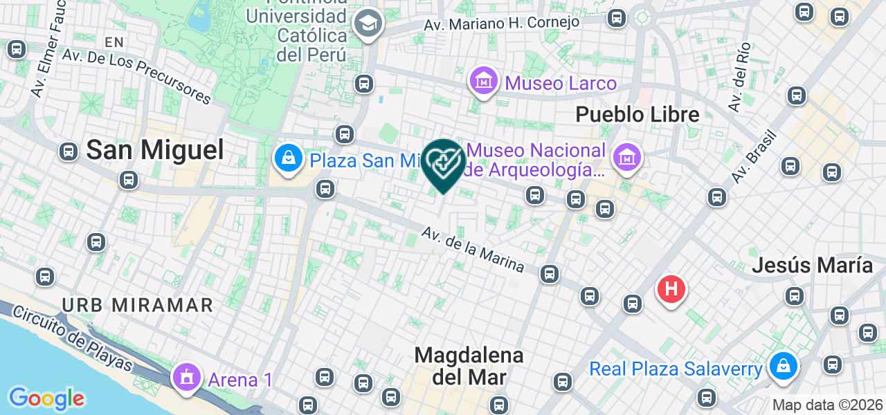 Mapa de Litotricia S.A.C.