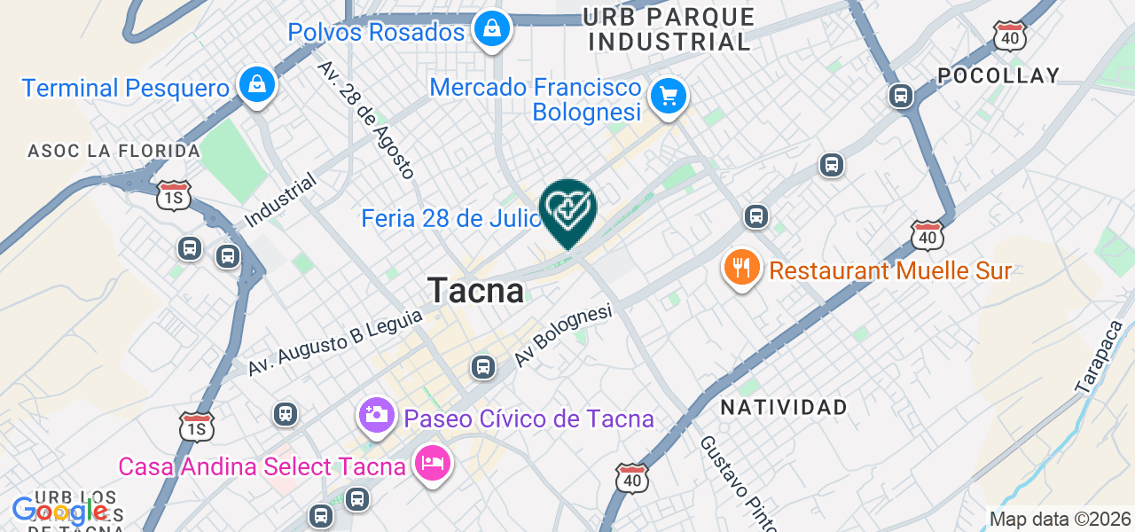 Mapa de Consultorio Odontologico "perio Dent