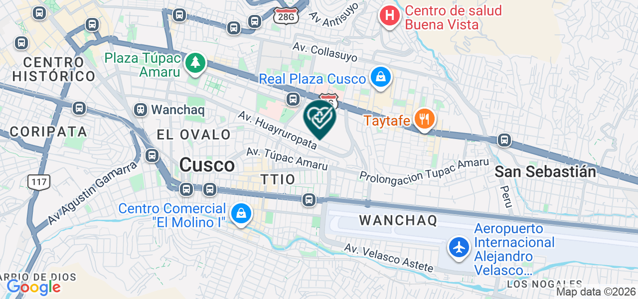 Mapa de Dental Dentium