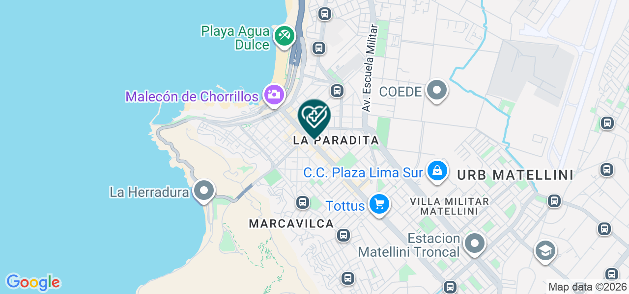 Mapa de El Milagro Medic S.A.C.