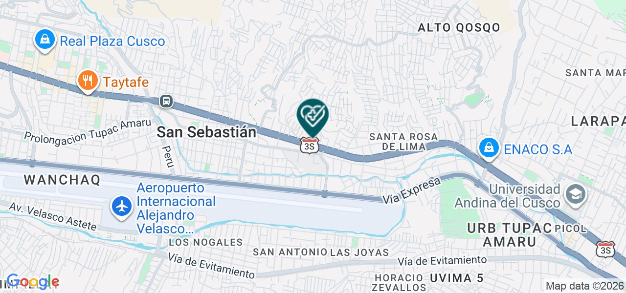 Mapa de Operavision SAC