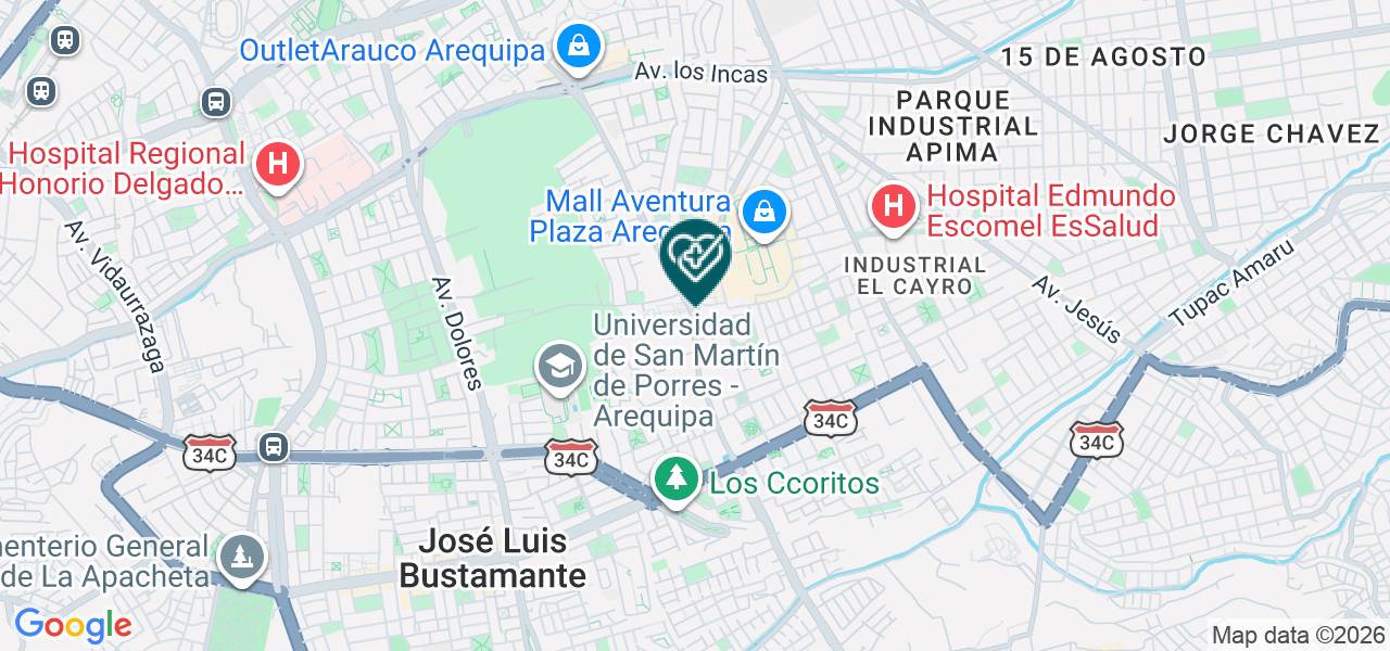 Mapa de Milagritos de Vida