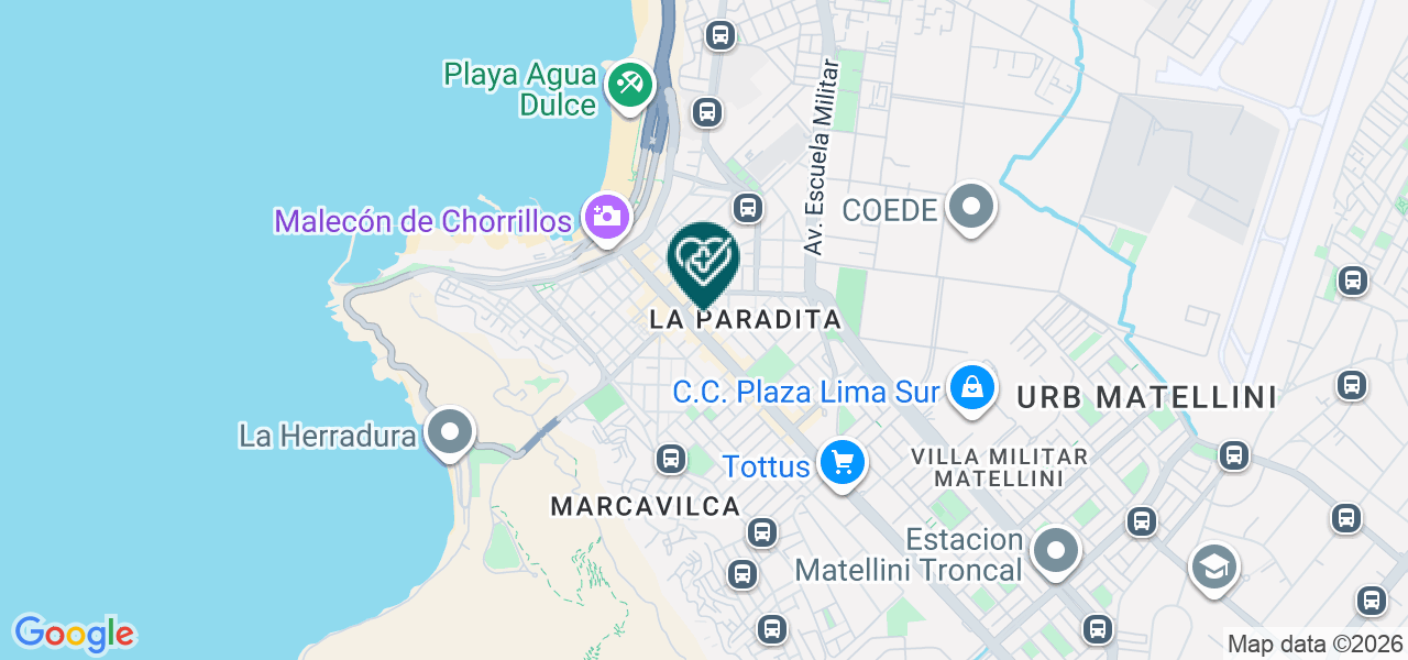 Mapa de Consultorio Medico Dental