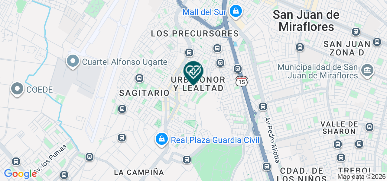 Mapa de Consultorio Dental Camacho