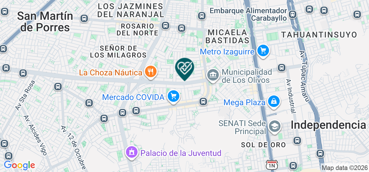 Mapa de Dental Victoria