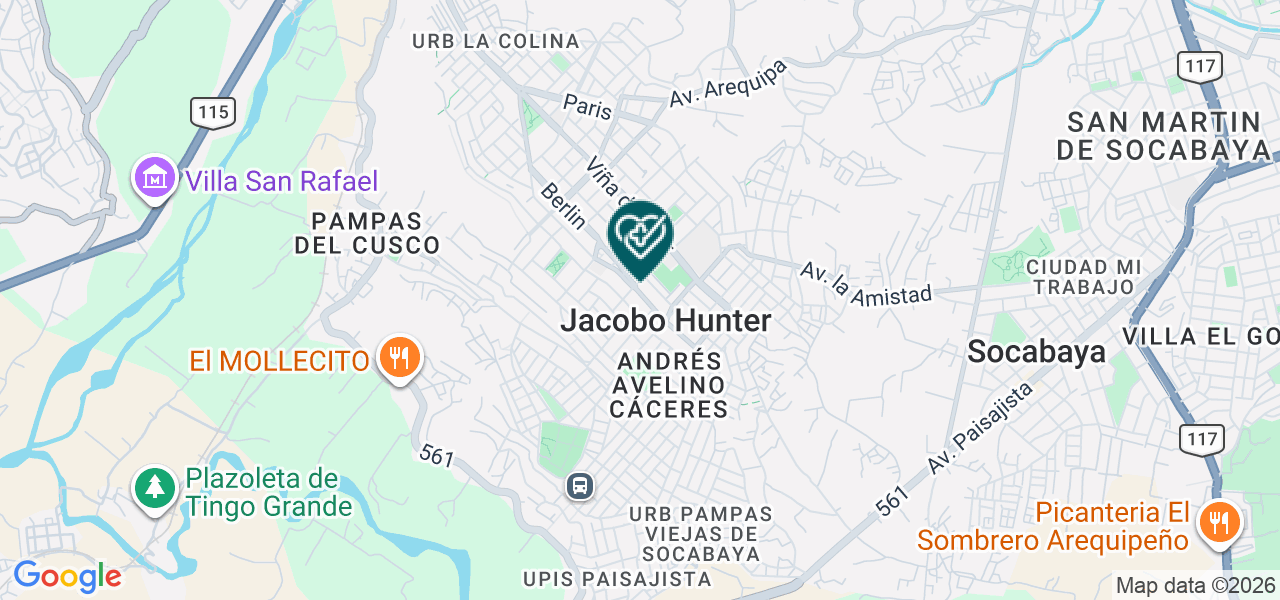 Mapa de San Nicolas