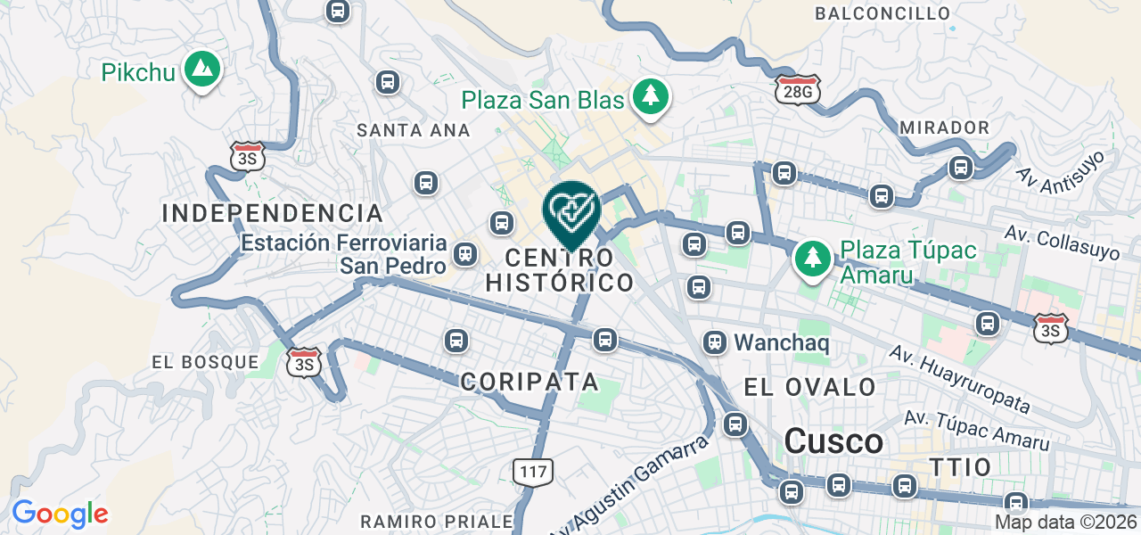 Mapa de Señor de Huanca