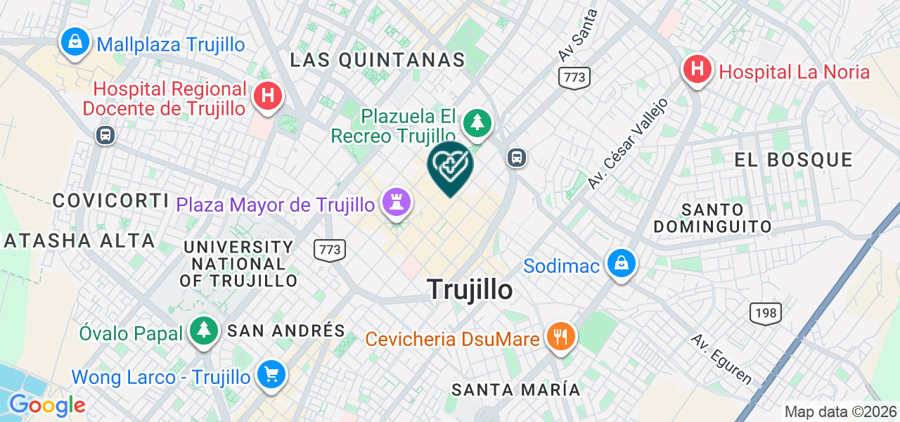 Mapa de Consultorio Medico Gineco Obstetrico.