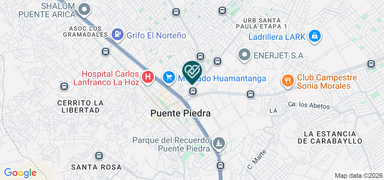 Mapa de Perudent