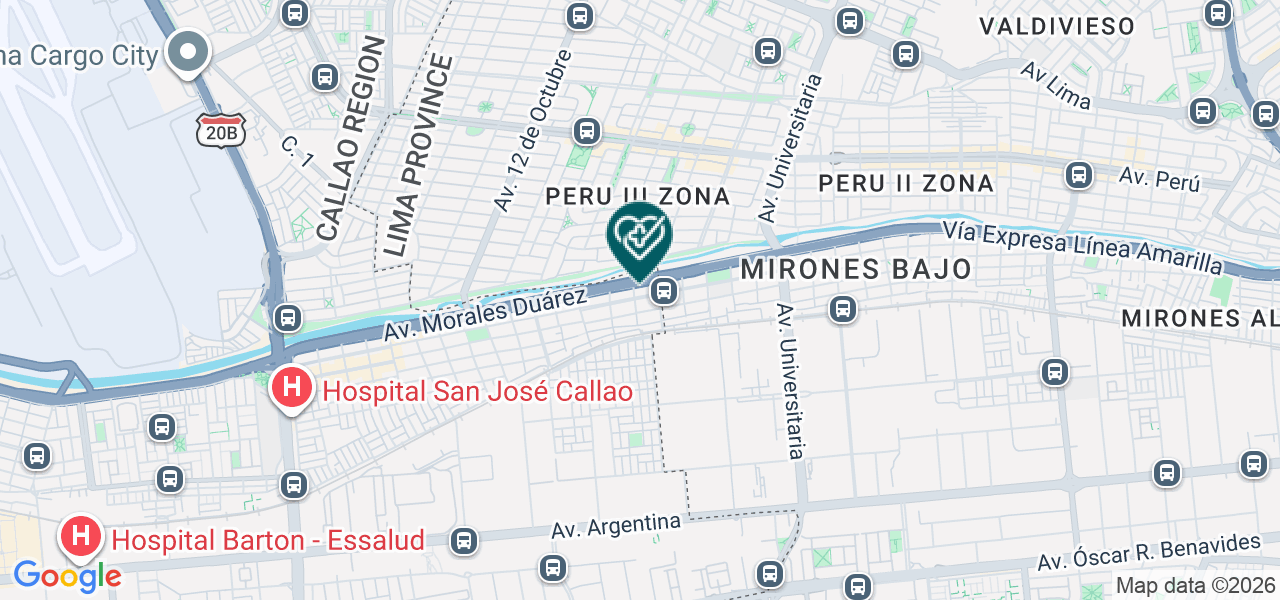 Mapa de Consultorio Dental Sonrisas