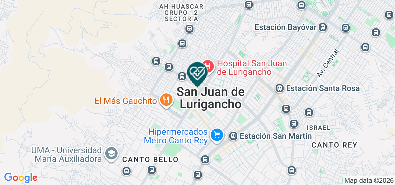 Mapa de Zenteno Ricce Carlos Justino