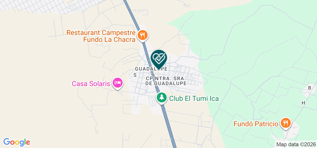 Mapa de Servicios Médicos Peruanos a & M SAC