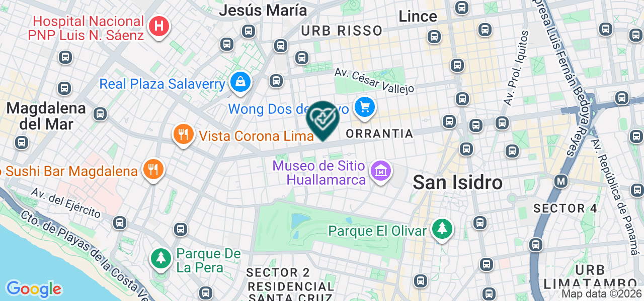 Mapa de Medlab Cantella Colichon S.A.C.