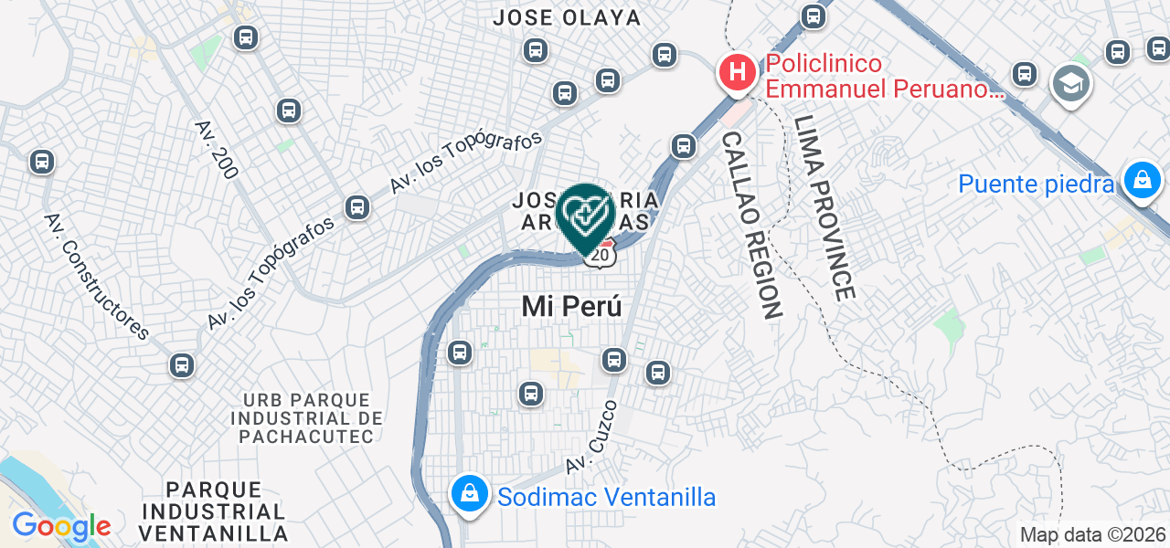 Mapa de Policlinico