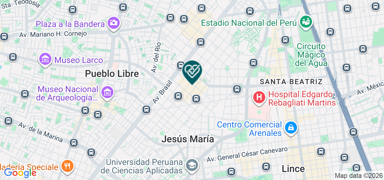 Mapa de Staff Odontológico