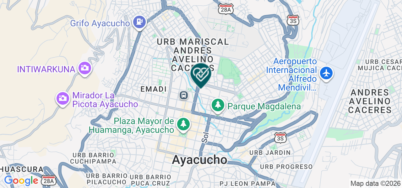 Mapa de Clinica el Nazareno