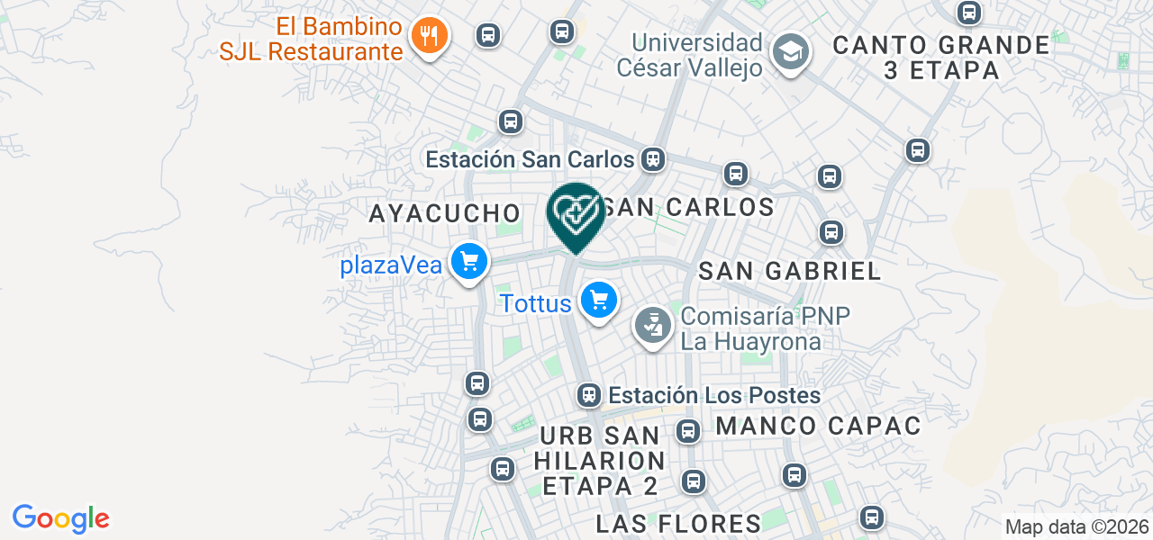 Mapa de Valle Esteban Madeleine