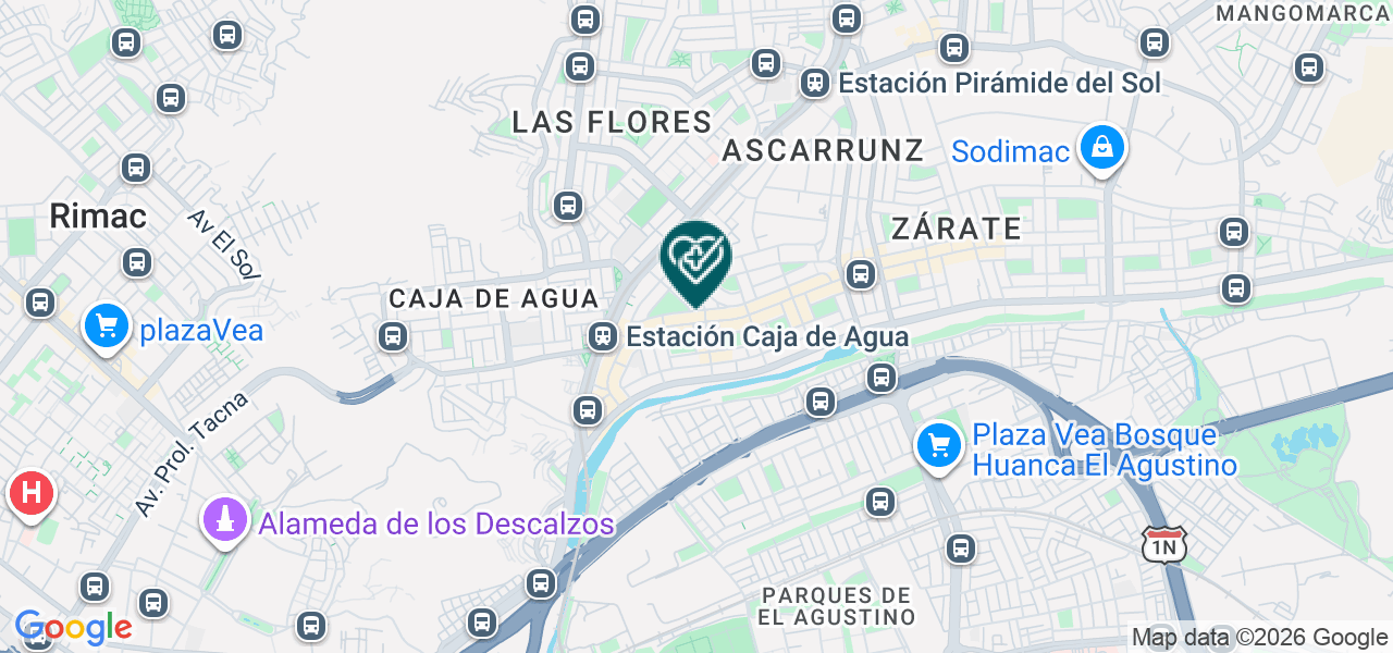 Mapa de Centro Odontologico Americano - Zarate