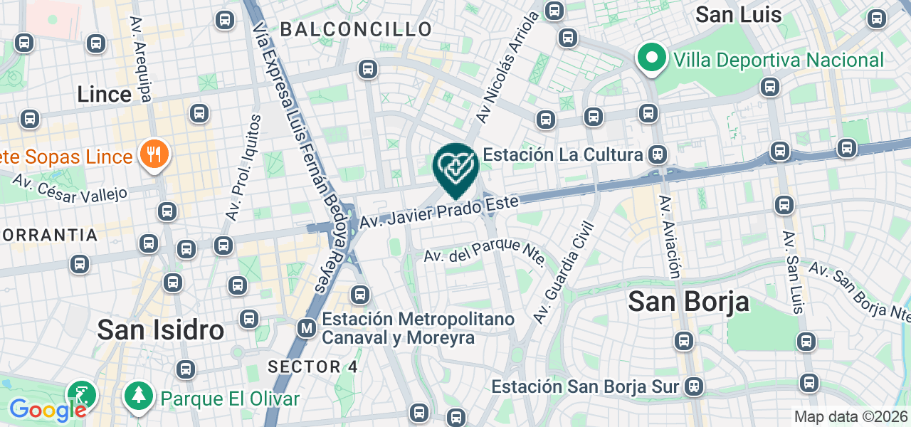 Mapa de Consultorio Dr. Salinas