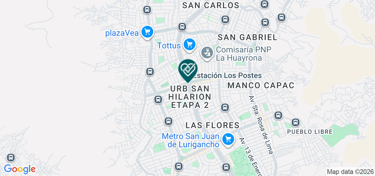 Mapa de Panta Benavides Felix Augusto