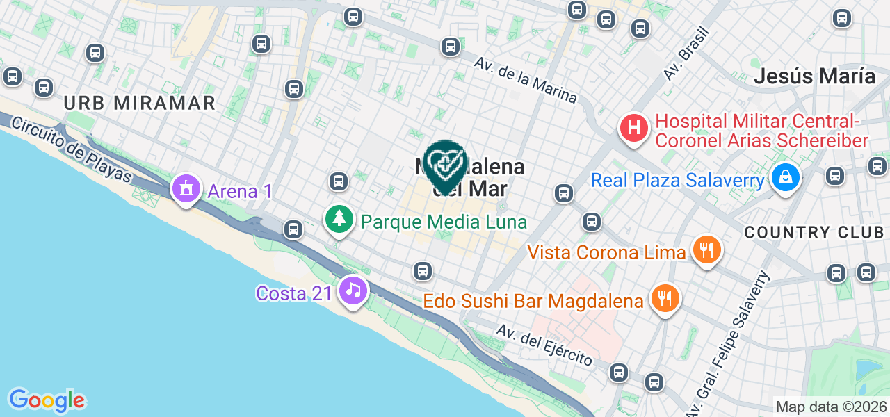 Mapa de Life Dental