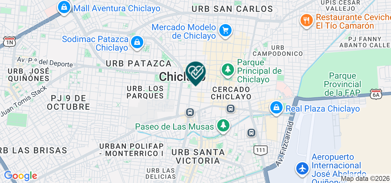 Mapa de Consultorios Odontologicos San Antonio